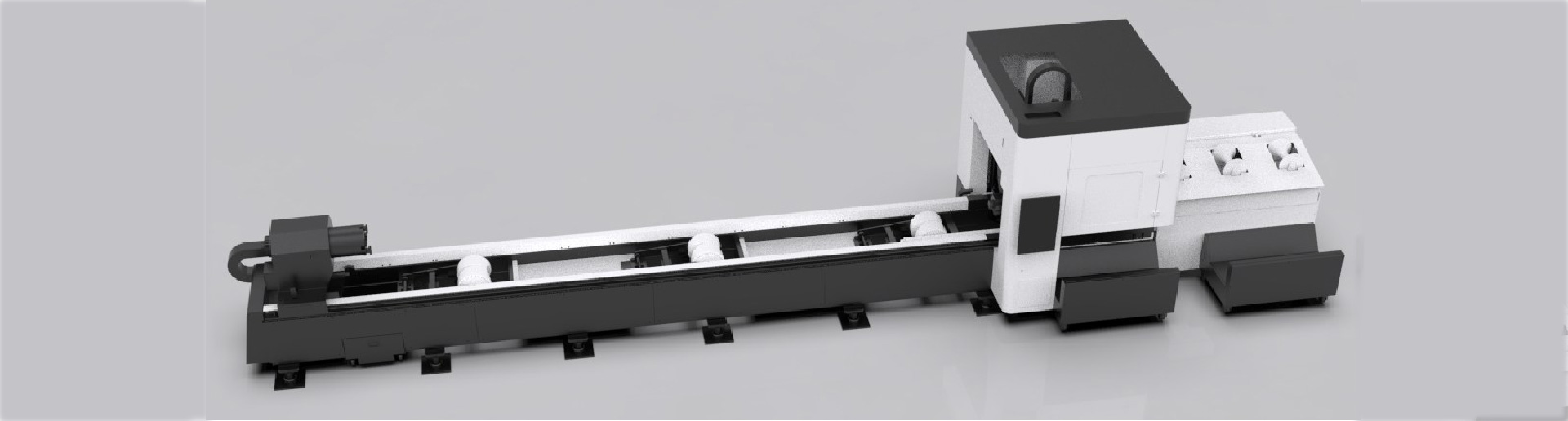 專業激光切管機-業內最高標準床身，壽命長