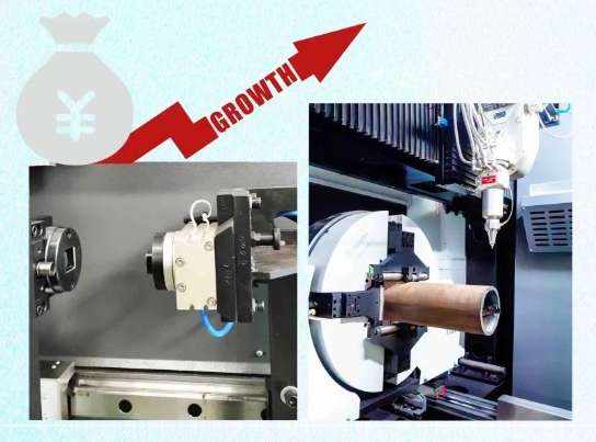 力星激光NS-6024HG三卡盤激光切管機比肩某快，風(fēng)靡全球！