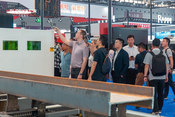 NS-12020H 型鋼激光二次加工自動化線首發(fā)成功，火爆熱銷！