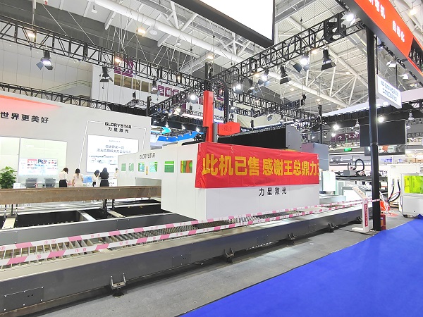 NS-12020H 型鋼激光二次加工自動化線首發(fā)成功，火爆熱銷！