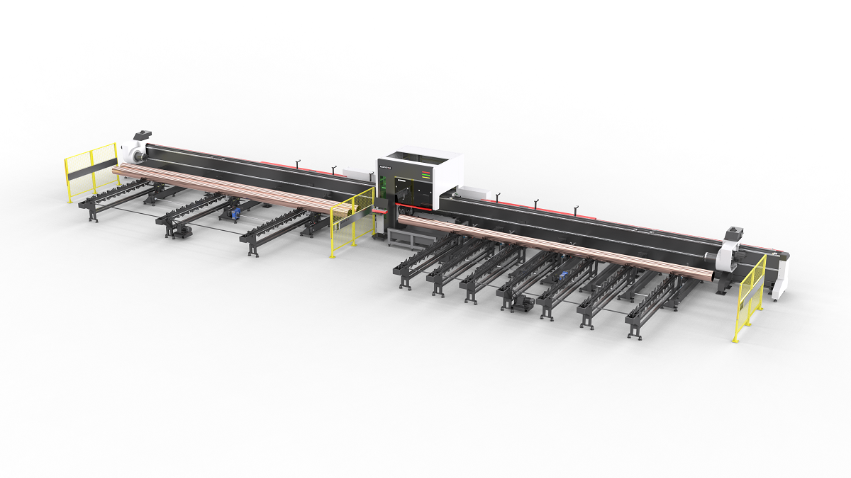 ?? 三卡盤重型激光管材切割機 ?? 三卡盤重型激光管材切割機